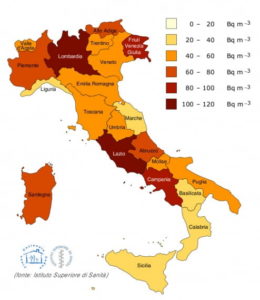 gas radon italia